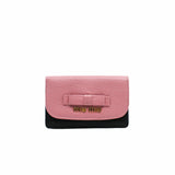 thumbnail card holder leather pink black ghw - L'UXE LINK