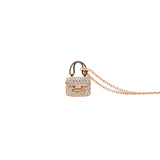 thumbnail constance diamond necklace in 18k rg #22K207430 - L'UXE LINK