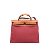 thumbnail Herbag 31 Plum Red In Canvas/Leather PHW Stamp R - L'UXE LINK