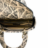thumbnail medium Lady D-Lite Bag black&beige fabric