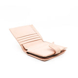 thumbnail orange beige compact buckle wallet - L'UXE LINK