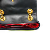 thumbnail GG marmont shoulder bag in black velvet ghw