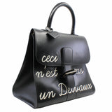 thumbnail Brillant Charm Large Limited Edition Leather black shw - L'UXE LINK