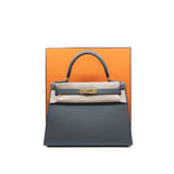 thumbnail kelly 28cm epsom 63 color Vert Amande ghw - L'UXE LINK