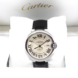 thumbnail 40mm ballon men watch with in white dial CCD black band #269549vx 3755 - L'UXE LINK