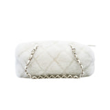 thumbnail 23N Shearling Lambskin Small Bowling Bag in White Phw Seri PP0 - L'UXE LINK