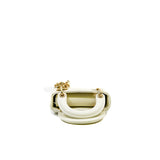 thumbnail Micro Lady Dior In White Lambskin Bag GHW With Strap - L'UXE LINK