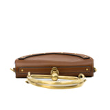 thumbnail Small Nile Minaudière In Brown Calfskin Leather Handbag GHW - L'UXE LINK