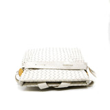 thumbnail tote shoulder bag in white with strap - L'UXE LINK