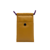 thumbnail Pilo Phone Sellier Case Agneau Milo/Swift Leather In Sesame/Violet - L'UXE LINK
