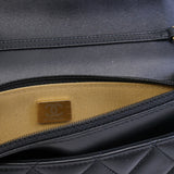thumbnail Pearl Crush Black Lambskin Leather Wallet On Chain GHW - L'UXE LINK
