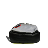 thumbnail Shearling Emoticon Black Leather/Nylon Backpack PHW - L'UXE LINK