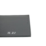 thumbnail Amerigo Wallet In Black Taiga Cowhide Leather PHW - L'UXE LINK