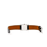 thumbnail 25mm Heure H watch in white dial ccd black band steel - L'UXE LINK