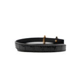 thumbnail Focus 13mm Belt Buckle And Hermès Sur Mer Reversible Alligator/Swift Leather Strap Size 80 - L'UXE LINK