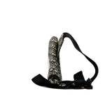 thumbnail saddle bag with strap in Black Dior Oblique Jacquard fabric