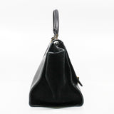thumbnail Trapeze black crocodile embossed ghw - L'UXE LINK
