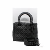 thumbnail lady dior new medium so black - L'UXE LINK