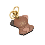 thumbnail dog bag charm in monogram leather ghw
