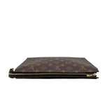 thumbnail Toiletry Pouch 26 Monogram Canvas with Strap - L'UXE LINK