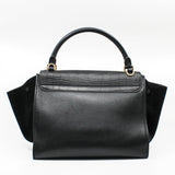 thumbnail Trapeze black crocodile embossed ghw - L'UXE LINK
