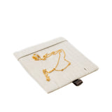 thumbnail Mini Pop H Necklace In Marron Glace Lacquer Yellow Gold-Plated Pendant - L'UXE LINK