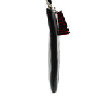 thumbnail Medium Black Lambskin Leather Cuba Car Cosmetic Case PHW Seri 23 - L'UXE LINK