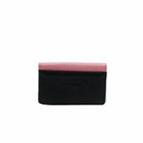 thumbnail card holder leather pink black ghw - L'UXE LINK