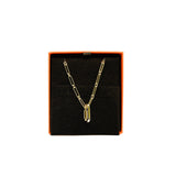 thumbnail Permabrass Curiosite Long Necklace GHW - L'UXE LINK