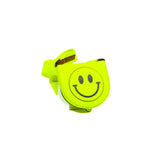 thumbnail Small Neon Yellow Calfskin Ibiza Smiley Cross Body Bag - L'UXE LINK