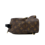 thumbnail Mini Palm Springs Backpack In Monogram Leather With Double Straps GHW - L'UXE LINK