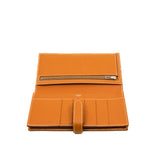 thumbnail Bearn Long Wallet In Gold Epsom Leather PHW A Stamp - L'UXE LINK