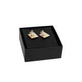 thumbnail square cc logo crystal earring in phw 2023 - L'UXE LINK