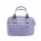 thumbnail versace tote leather purple phw - L'UXE LINK