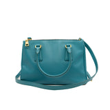thumbnail Small Saffiano Lux Galleria Double Zip Tote GHW - L'UXE LINK