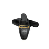 thumbnail black flat sandal #37