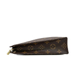 thumbnail Toiletry Pouch 26 Monogram Canvas with Strap - L'UXE LINK