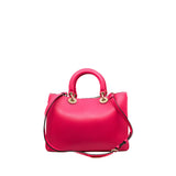 thumbnail Medium Diorissimo In Pink Calfskin Leather Shopper Handbag GHW - L'UXE LINK