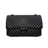 thumbnail 226 Large Reissue So Black Chevron Calfskin Bag Seri 25 - L'UXE LINK