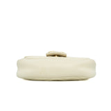 thumbnail GG Marmont White Leather Mini Bag GHW - L'UXE LINK