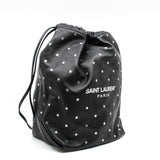 thumbnail black tote with silver stars phw - L'UXE LINK
