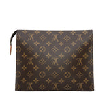 thumbnail Toiletry Pouch 26 Monogram Canvas with Strap - L'UXE LINK
