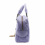 thumbnail versace tote leather purple phw - L'UXE LINK