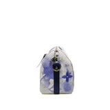 thumbnail City Keepall Monogram Watercolor Blue Canvas Phw 2021 with Strap