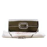 thumbnail strass buckle woc in leather silver - L'UXE LINK