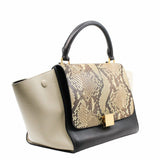 thumbnail trapeze handle bag small snake GHW - L'UXE LINK