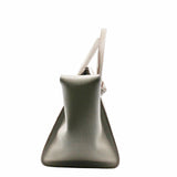 thumbnail Tie Knot Tote MEDIUM Grainy Leather  GREY - L'UXE LINK