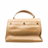 thumbnail Handbag leather beige ghw - L'UXE LINK