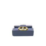 thumbnail montaigne box mini navy with wide strap leather