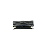 thumbnail XS Crush Black Crocodile Embossed Calfskin Chain Bag GHW - L'UXE LINK